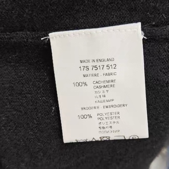 Authentic Givenchy Black Crewneck Sweater with Crystal Wreath - Picture 4 of 5